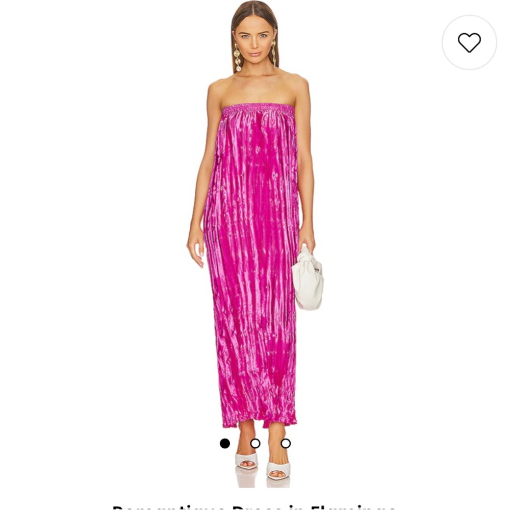 L’idee Hot Pink Midi Dress
